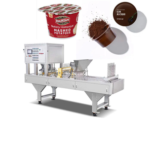 Powdered Drink Mixes Powder Coffee Capsule Cup Filling Sealing Machine 