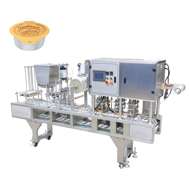 Pneumatic Cup Filling Sealing Machine Cup Filling Machine for Honey 