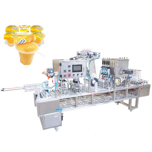 Servo-driven Jelly Cup Filling Sealing Machine Cup Filling Machine for Jelly 