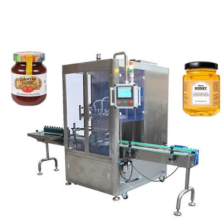 Easy To Use Tomato Paste Honey Line Ketchup Bottle Filling Capping Machine Tomato Sauce Ketchup Jar Filling Packing Machine