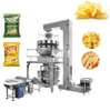 Gas Flushing Fully Automatic Bean Grain Nut Weighing Packaging Vffs Rice Packing Machine