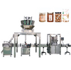  Customizable Bottle Can Jar Automatic Packaging Production Line Popcorn Snacks Filling Packing Machines