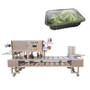 Heat-sealable Films Tray Sealing Machine Fruits Vegetables Tray Sealing Machine 