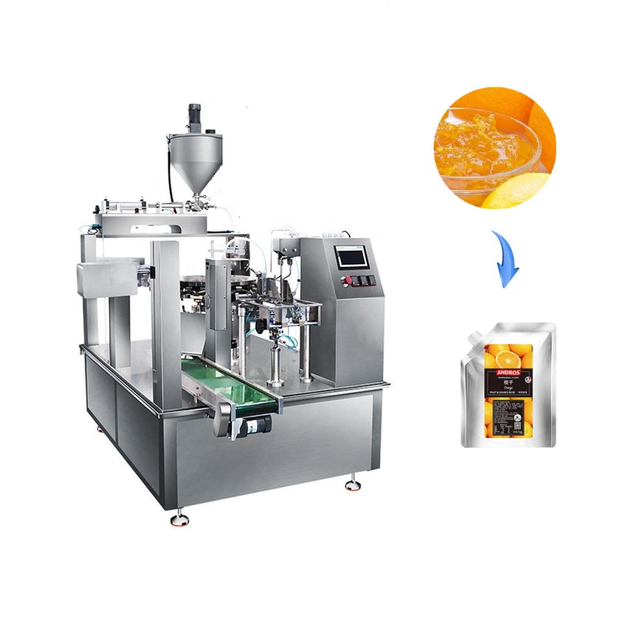 Food products Spout Liquid pouch Packing Machine 