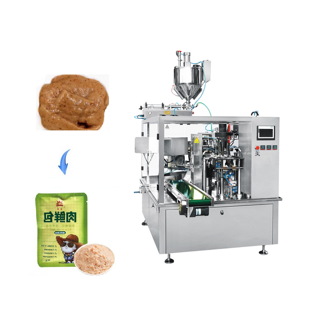 Sauce Animal feed Pet Food Liquid Pouch Packing Machine Instant Heating Bag Giving Packing Machine