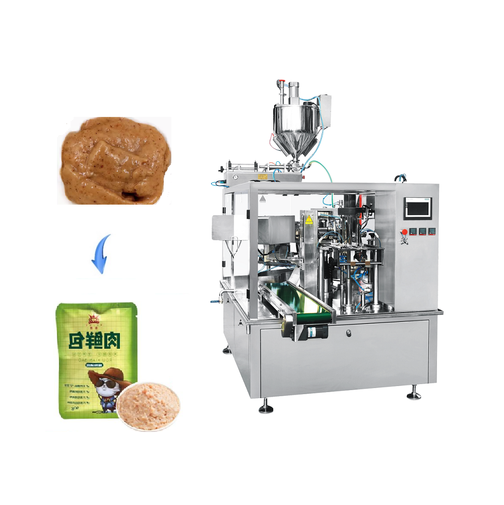 Sauce Animal feed Pet Food Liquid Pouch Packing Machine Instant Heating Bag Giving Packing Machine