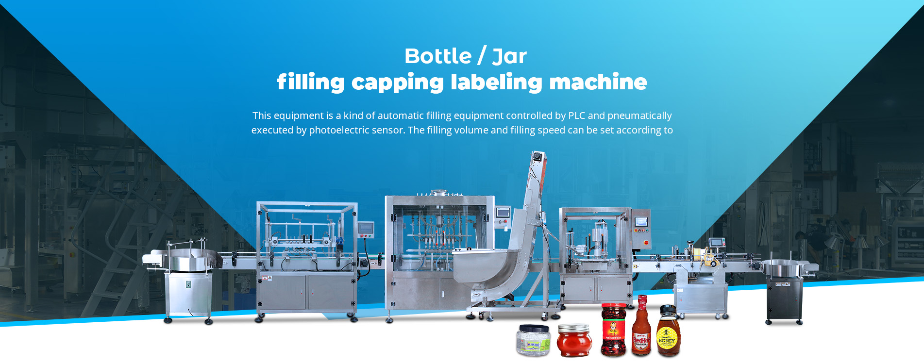 filling capping labeling machine