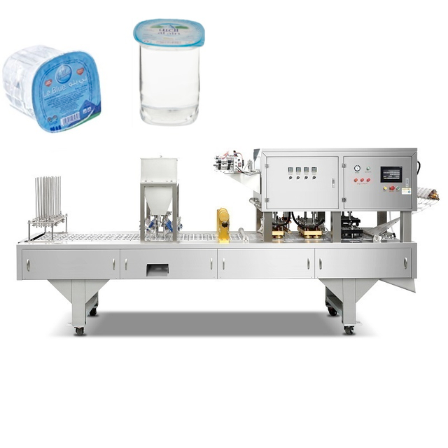 Pneumatic Automatic Water Cup Filling Sealing Machine 