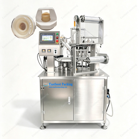 Rotary Butter Cup Filling Capping And Sealing Machine